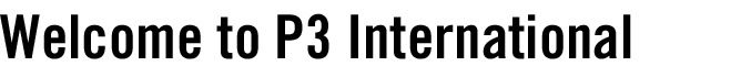 Welcome to P3 International